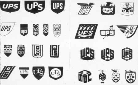 UPS (United Parcel Service)   |   Logo Sketches and Usages