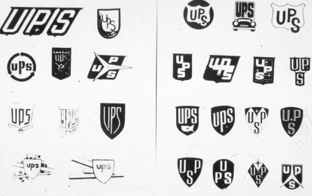 UPS (United Parcel Service)   |   Logo Sketches and Usages