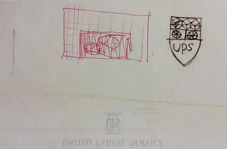 UPS (United Parcel Service)   |   Logo Sketches and Usages