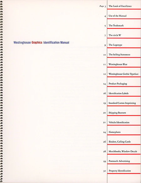 Westinghouse   |   Identity Guideline: Graphics Identification Manual