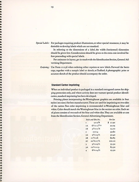 Westinghouse   |   Identity Guideline: Graphics Identification Manual