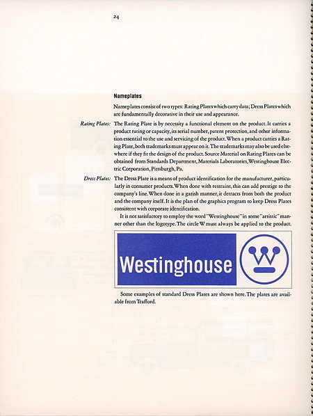 Westinghouse   |   Identity Guideline: Graphics Identification Manual