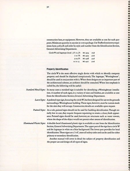 Westinghouse   |   Identity Guideline: Graphics Identification Manual