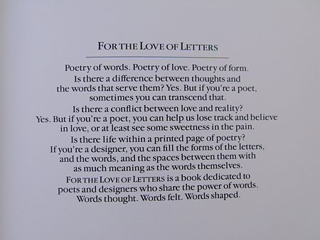 For The Love of Letters