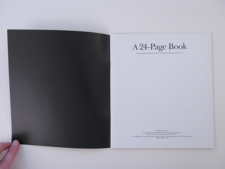 A 24-Page Book