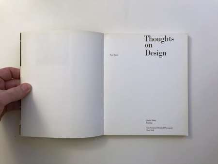 Thoughts on Design, 3rd Edition